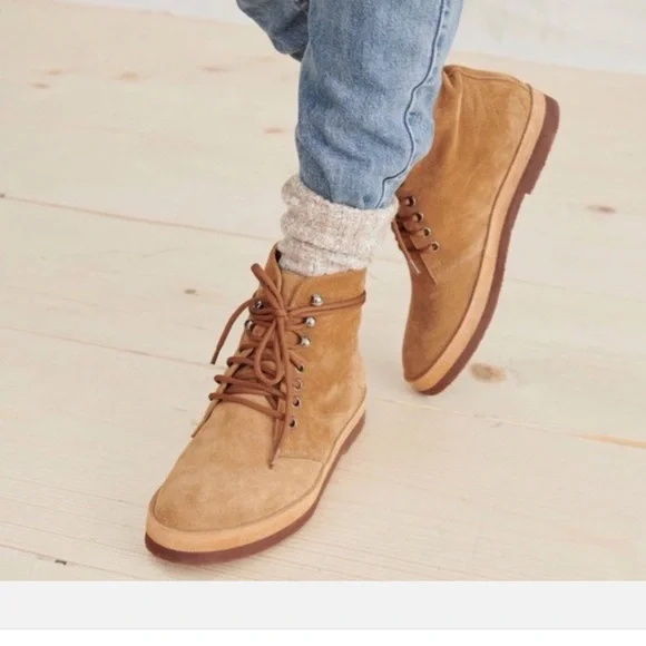 Jenni Kayne Brown Lace Up Boots - Picture 15 of 15